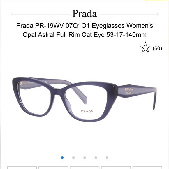 Prada cat eye frames - Picture 1 of 15